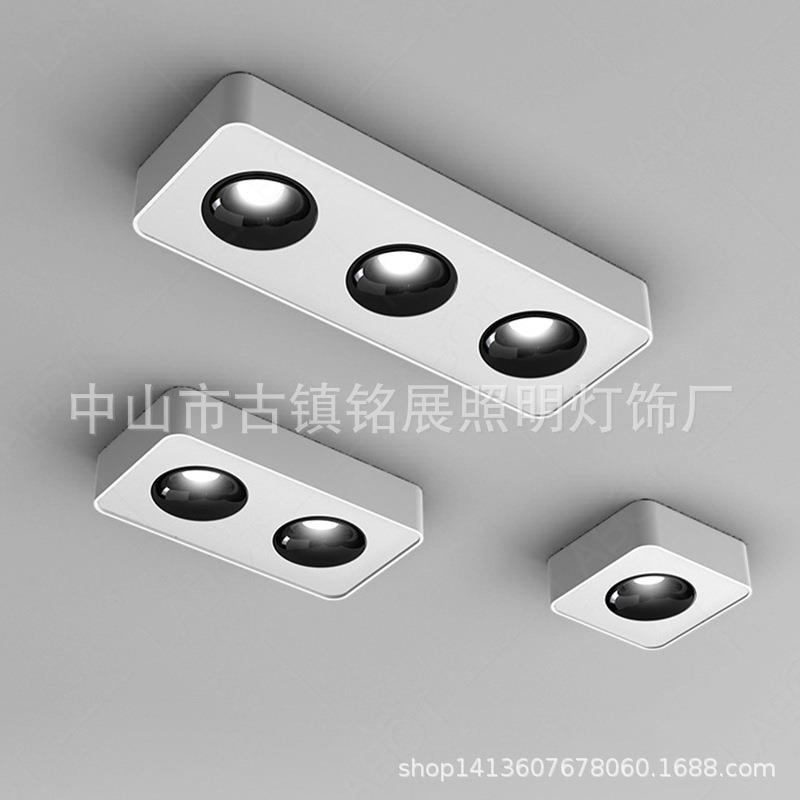 客厅走廊led明装筒灯单头两头三头四头深藏防眩光无主灯吸顶灯