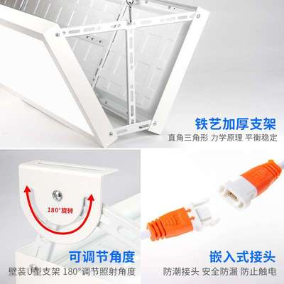 防眩目led无影灯 羽毛球馆灯篮球场兵乓球室内专用灯体育馆照明灯