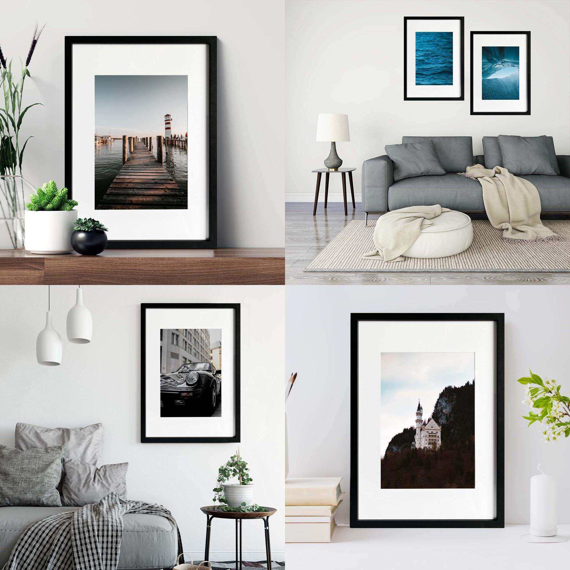 长方形创意现代简约画框时尚居家墙挂摆件客厅装饰画玄关走廊装饰