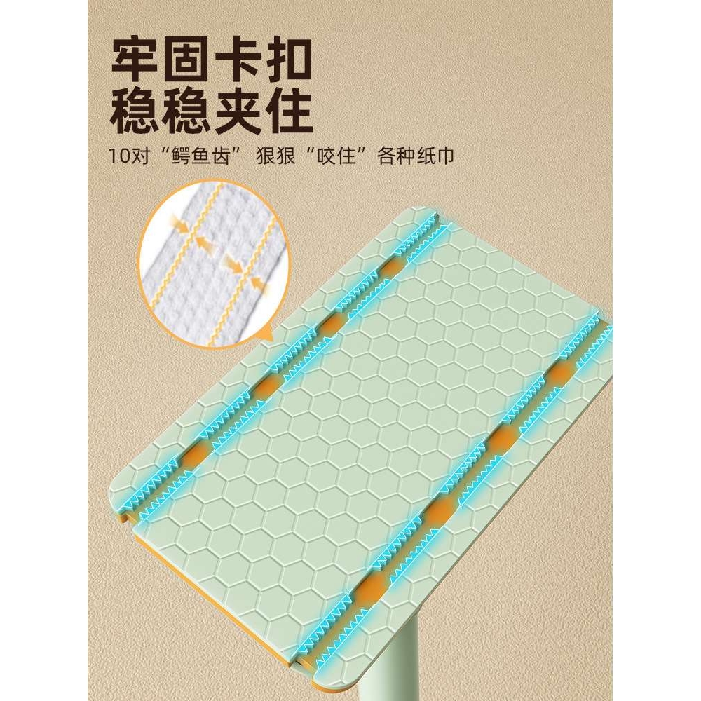 洗脸巾迷你小拖把懒人拖把自动夹布多功能家用2024新款抹布