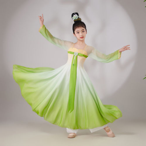 儿童古典舞演出服装飘逸