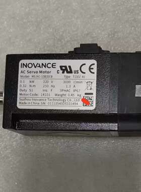 汇川电机/MS1H1-10B30CB-T330Z X6议价