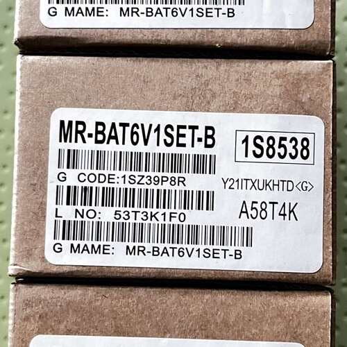 全新原装 伺服MR-JET专用电池 MR-BAT6V1S议价