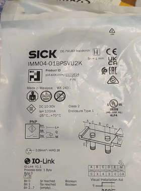 IMM04-01BPSVU2K西克近电开关传感器，全新正品，议价
