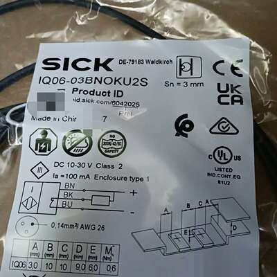 SICK西克接近开关IQ06-03BNOKU2S，订货号60议价