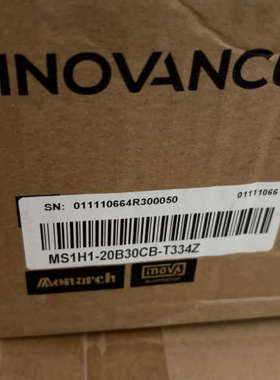 MS1H1-20B30CB-T334Z 全新汇川200W伺服议价