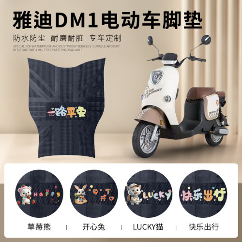 雅迪冠能DM1专车脚垫防水防滑