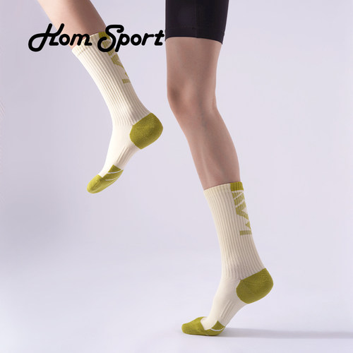 KOM骑行袜秋冬休闲运动袜透气排汗中筒跑步山系户外公路车袜子