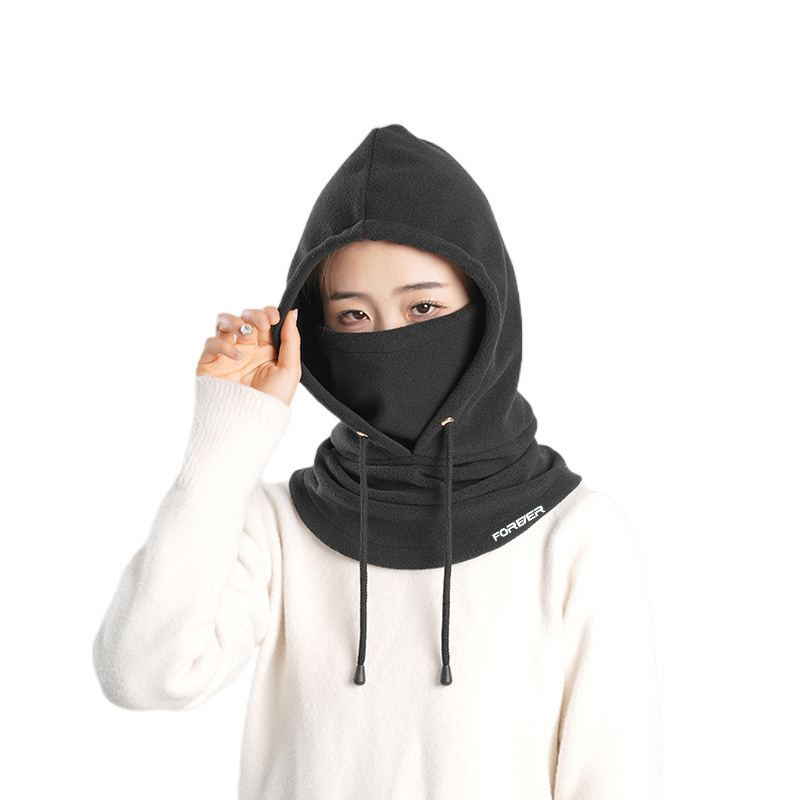 永久防风电动车面罩头套保暖