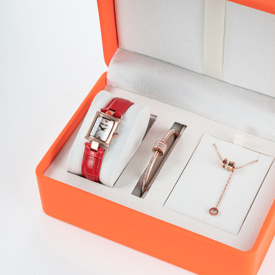 Folli Follie芙丽芙丽石英女表套盒明星同款手表防水夜光腕表