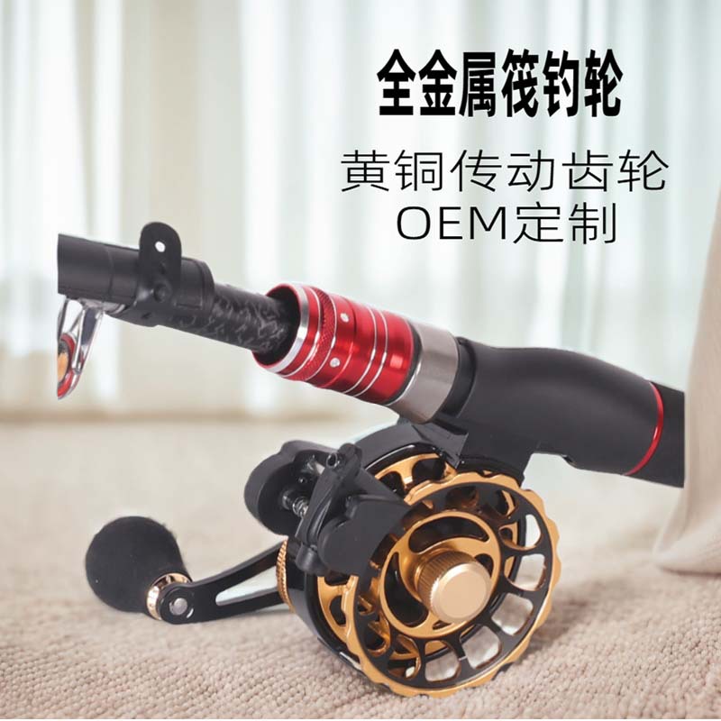 手拨渔轮通心前打轮冰钓轮微铅轮 风火轮 车盘轮谷麦轮自排筏钓轮