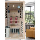 干 湿一体机蒸汽房桑拿房单湿蒸汽双湿蒸汽定制干蒸汽石墨烯碳晶