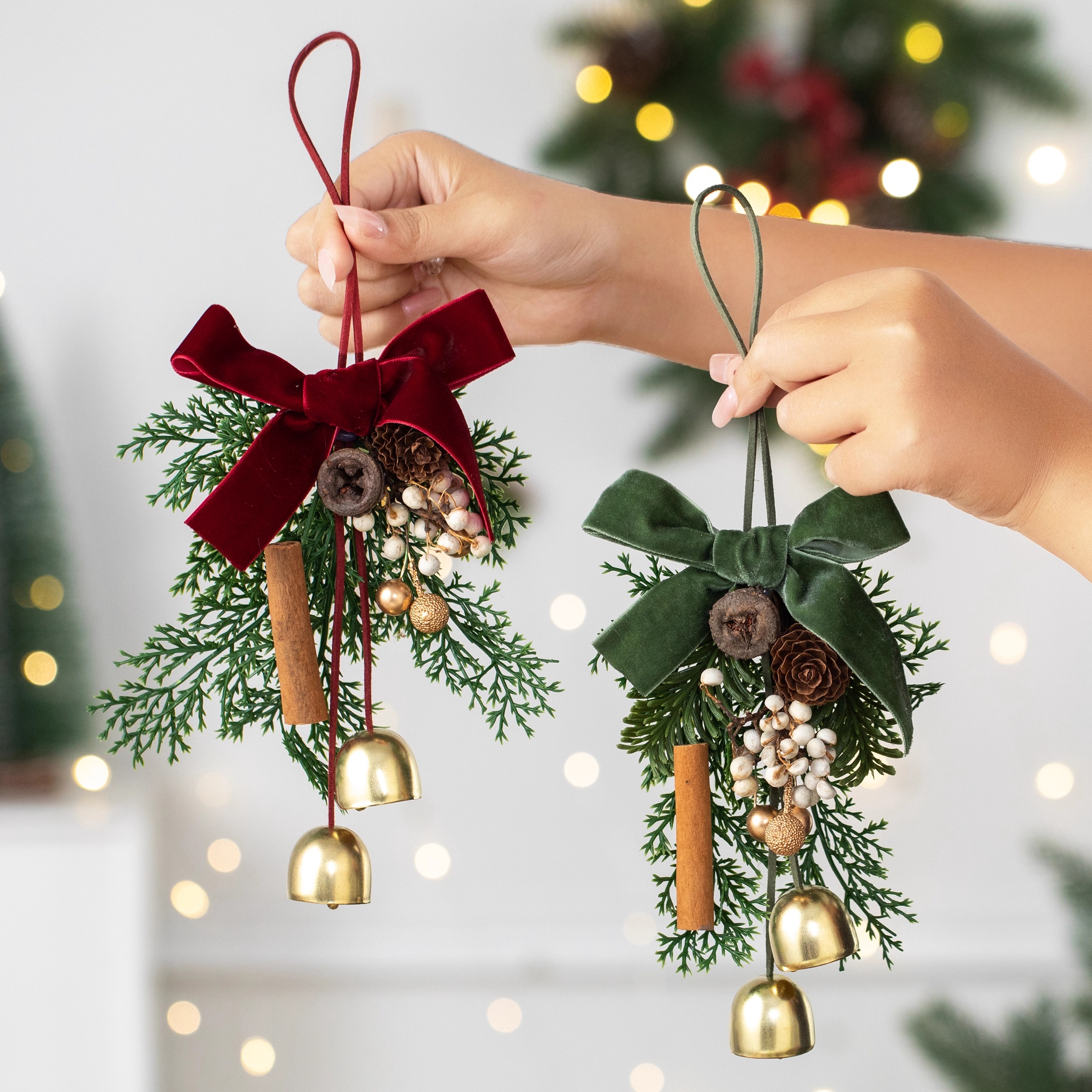 圣诞节装饰圣诞铃铛花环挂件装扮