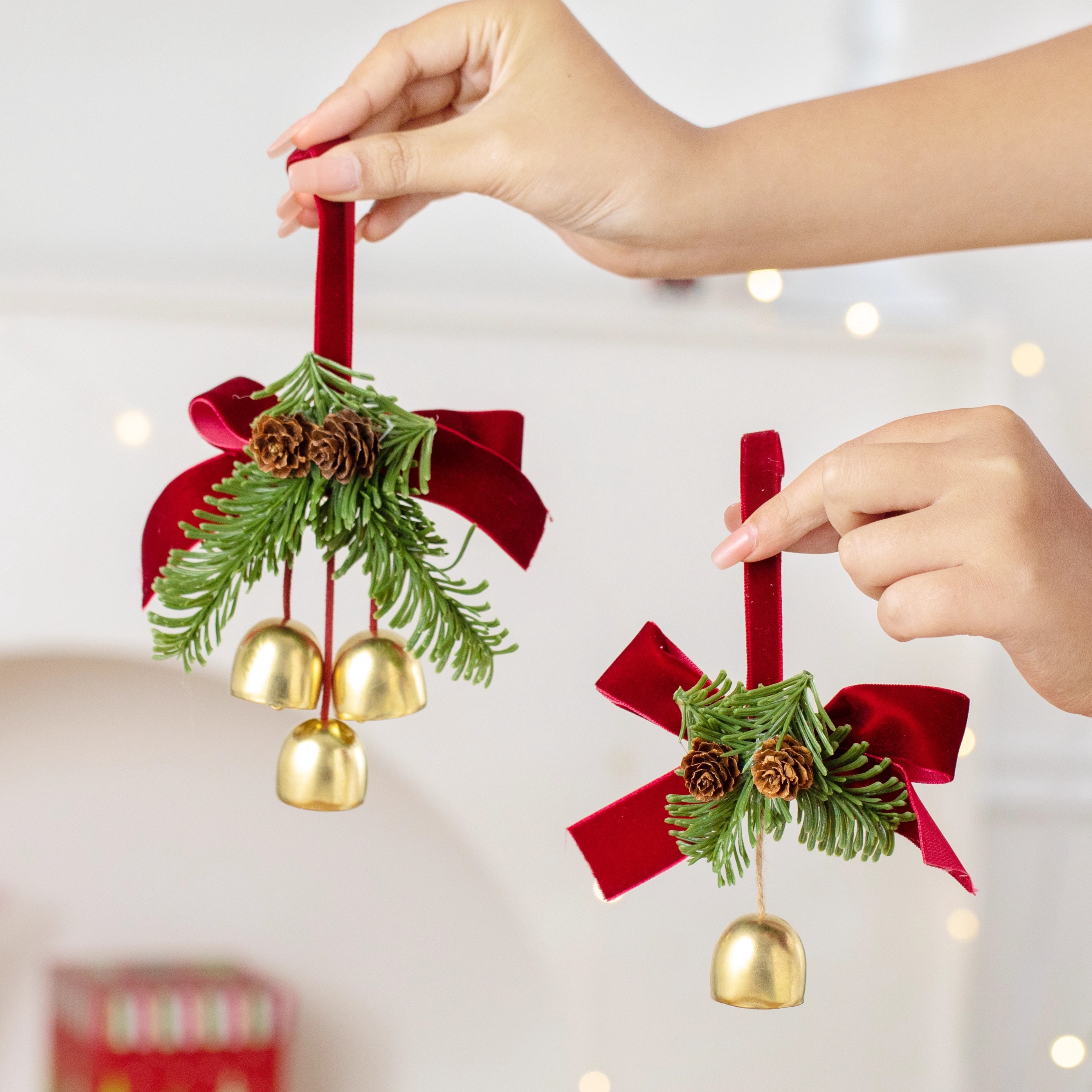 圣诞装饰品花环挂饰新年圣诞吊铃