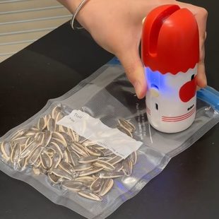 全自动抽真空封口机便携卡通家用封口机保鲜家用塑封机苹果多功能