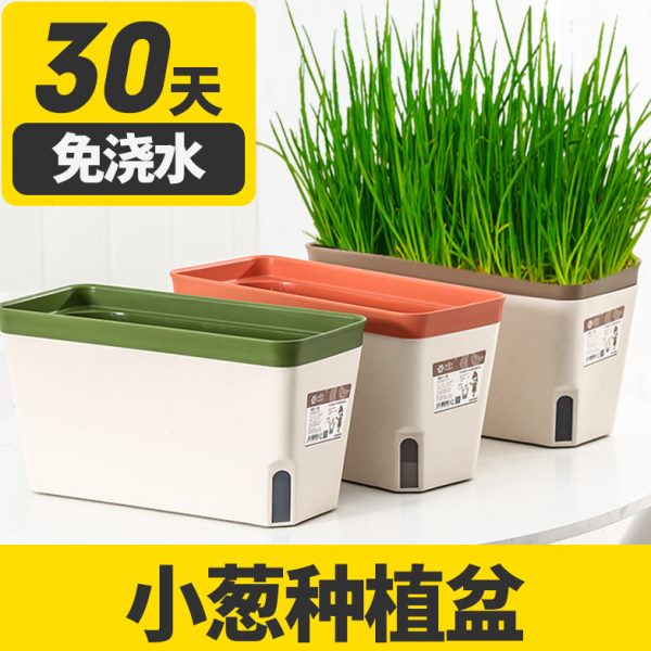 菜种菜盆养葱箱菜盆香懒人阳台盆栽菜盆种专用长方形花盆蔬菜种植