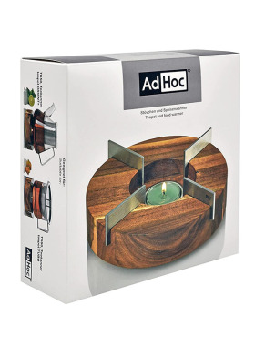 德国 AdHoc 茶壶加热器蜡烛底座小型煮茶M炉茶具家用保温茶器木质