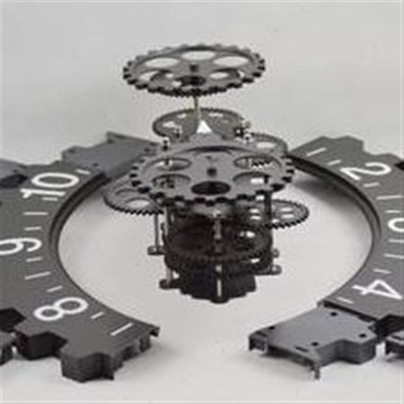 20寸新款妙刻创意钟时尚钟齿轮静音钟欧式O客厅挂钟壁钟送电池