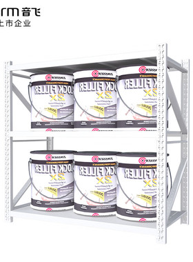 音飞INFORM货架仓储置物q架2000*600*2000mm重型白色主架三层承重