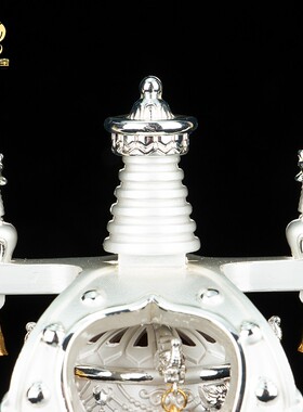 摆件太阳能车载i转轮中控台装饰转筒高档轻奢转经简吉祥平安转运