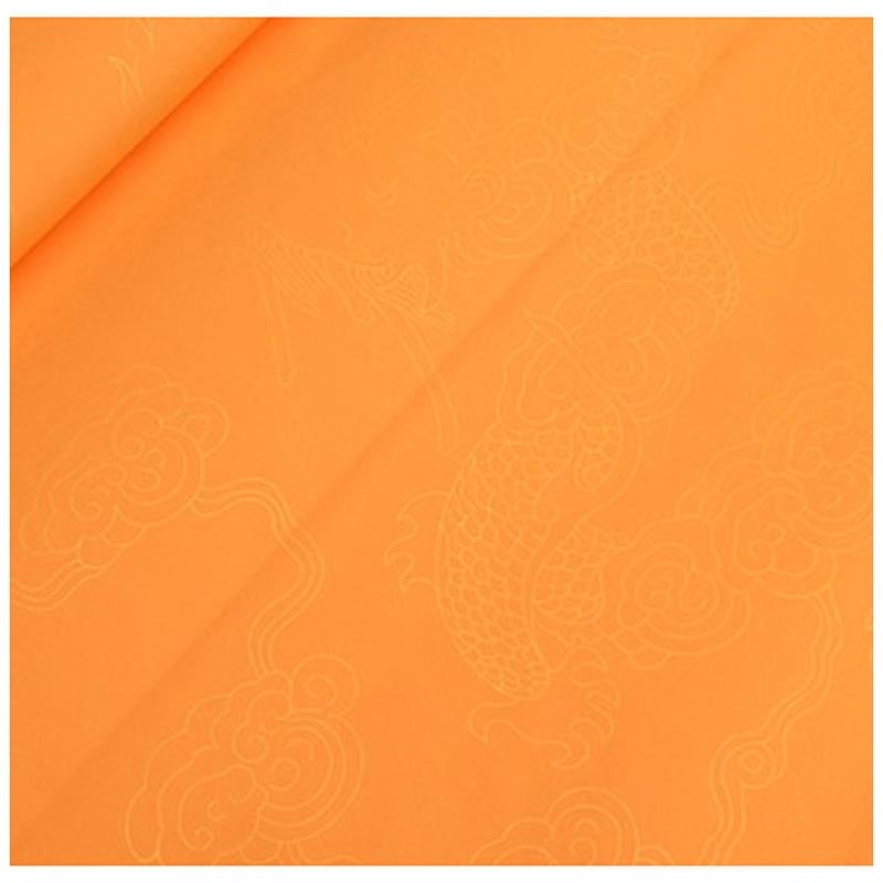 4尺黄色龙纹生宣纸 祥云云纹宣纸6尺对开N彩色毛笔字书 描龙纸