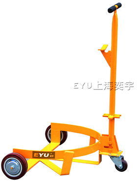 DC500可移动底座带开桶扶桶工具塑料桶搬运杠杆低位型手拉油桶车