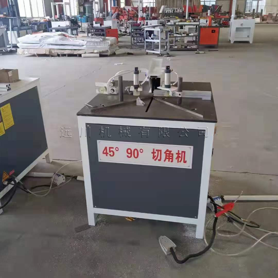 晶瓷画框任意角度切割机 亚克力铝型材加工设备 PS发泡线条切角机
