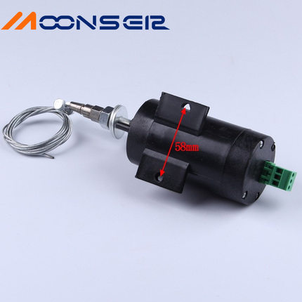 XHQ-PTG 柴油发电机机圆形 熄火器电磁阀控制断油停机开关12V/24V