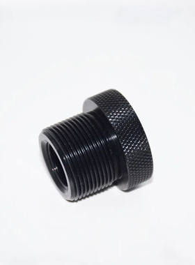 铝管转接头M28*1.5转M18*1.5内丝 堵头18转28/30外径35mm铝转接头