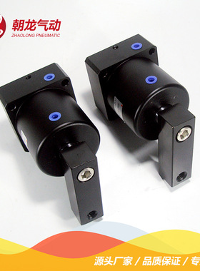 厂家 转角90度src25-90/srcl32/40/50/63旋转夹紧下压气缸