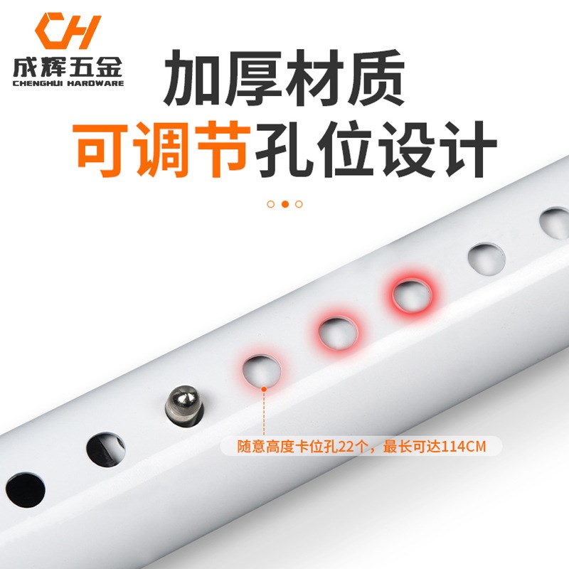 可调伸缩门杆公寓撑门杆玻璃门撑门杆圆弧形收缩家居安全门杆