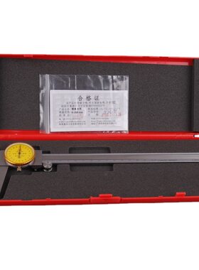 桂林双向防震带表卡尺 不锈钢滚轮厂家销售0-150-200-300