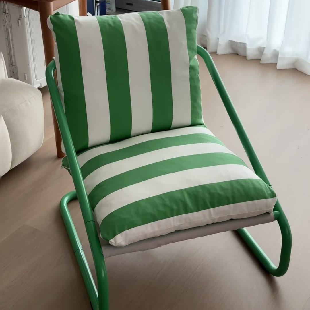 网红单人沙发家用懒人沙发扶手椅可躺可坐设计师阳台靠背休闲椅