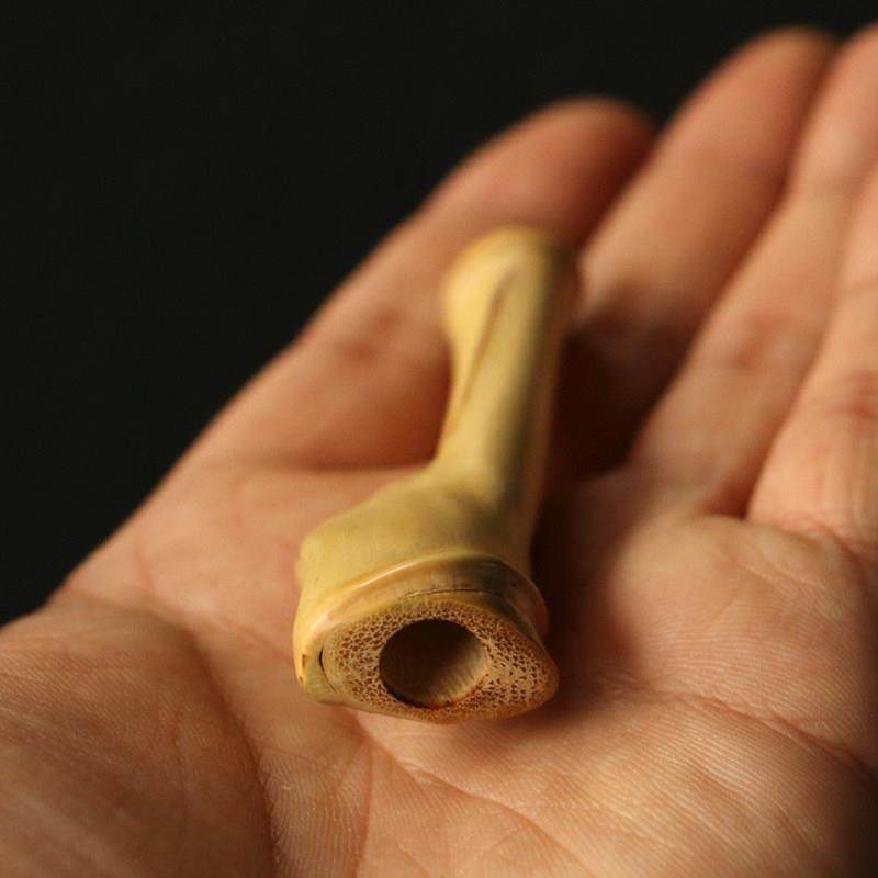 精品纯手工制作天然异形老玉竹枝烟嘴手把件竹雕烟具过滤器小烟斗,特色手工艺,竹编/竹雕,淘宝优惠券,粉丝福利购,淘宝优惠卷