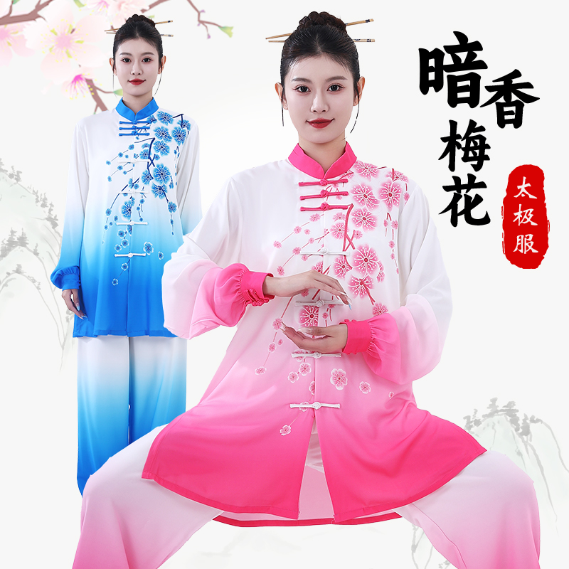 宏极新款太极服男女渐变