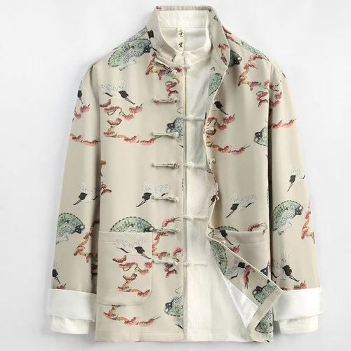 春季新款唐装男中国风外