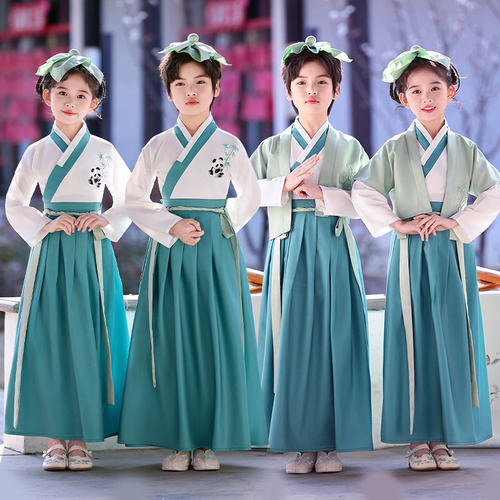 国庆汉服男童演出服幼儿