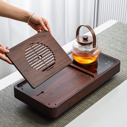 电陶炉多功能一体式煮茶器家用功夫泡茶I台烧水壶高端玻璃茶具套