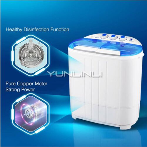Household Electric Clothes WasAhing Machine Dryer Double Cyl