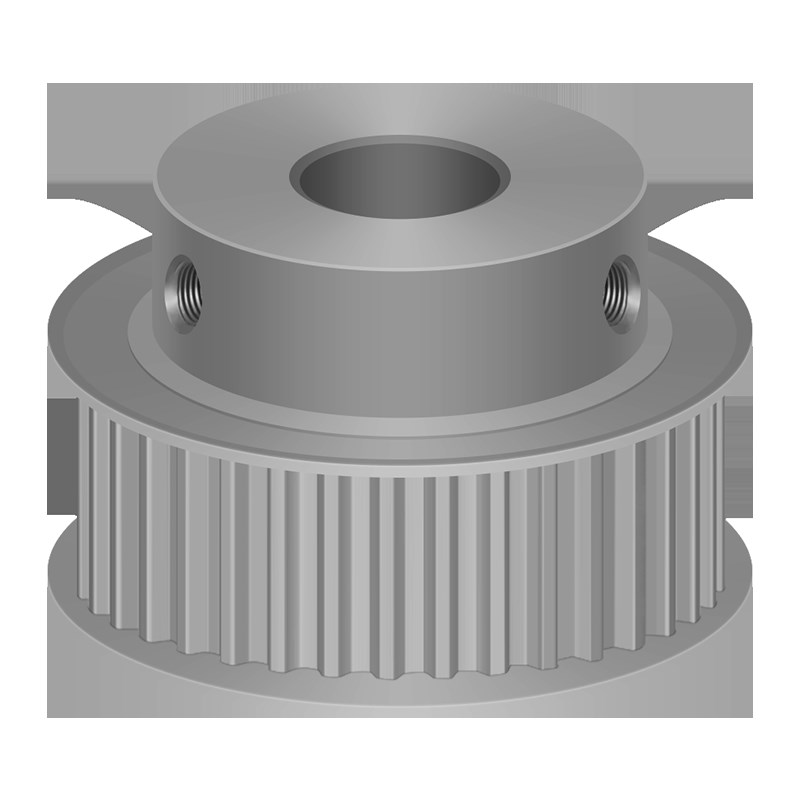 S5M45齿 同步带轮凸台 槽宽27 BF型 同H步皮带轮齿轮铝45S5M250-B
