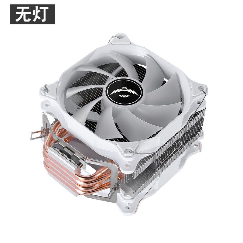 台式cpu散热器六铜管白色双塔式x99AMD电脑风冷静音温控散热风扇