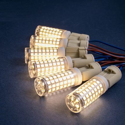 G9灯泡3500K超亮12W大瓦数3000无频闪中性光4000K插脚led吊灯光源