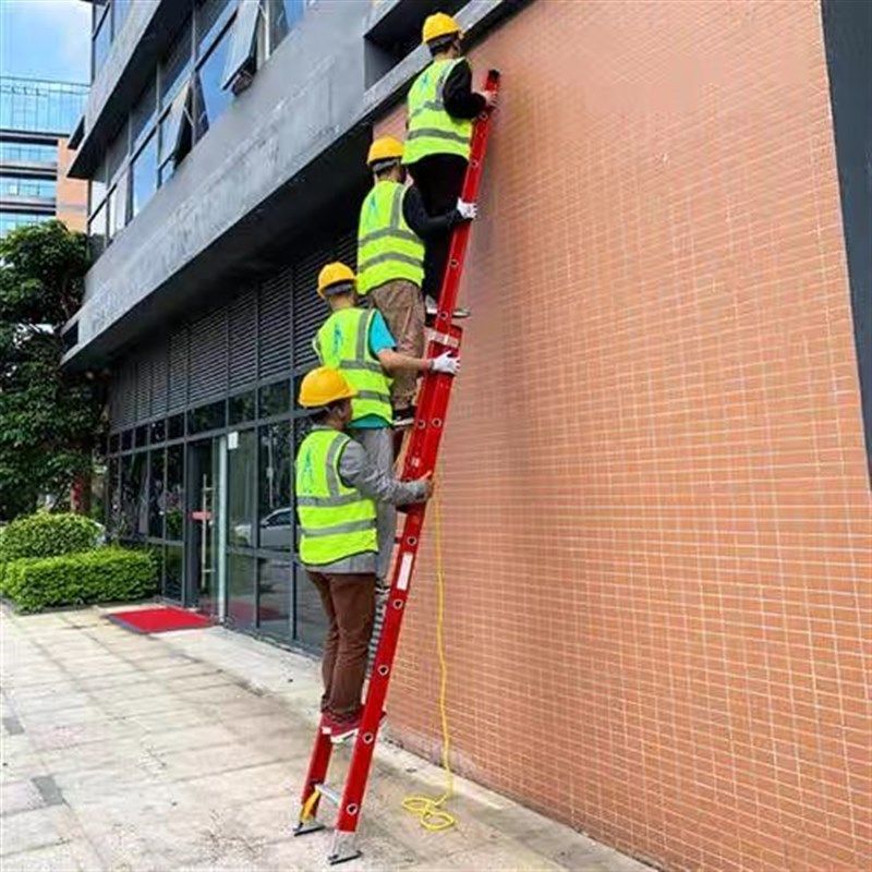 铝合金玻璃钢绝缘家用工程工业梯室内外加厚升降单侧便携伸缩梯子,基础建材,铝合金梯子/移动爬梯,淘宝优惠券,粉丝福利购,淘宝优惠卷