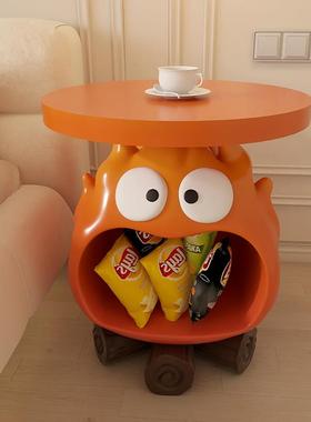 艺术卡西法大型客火焰摆件厅沙电视发几旁边落地柜置物零食架装饰