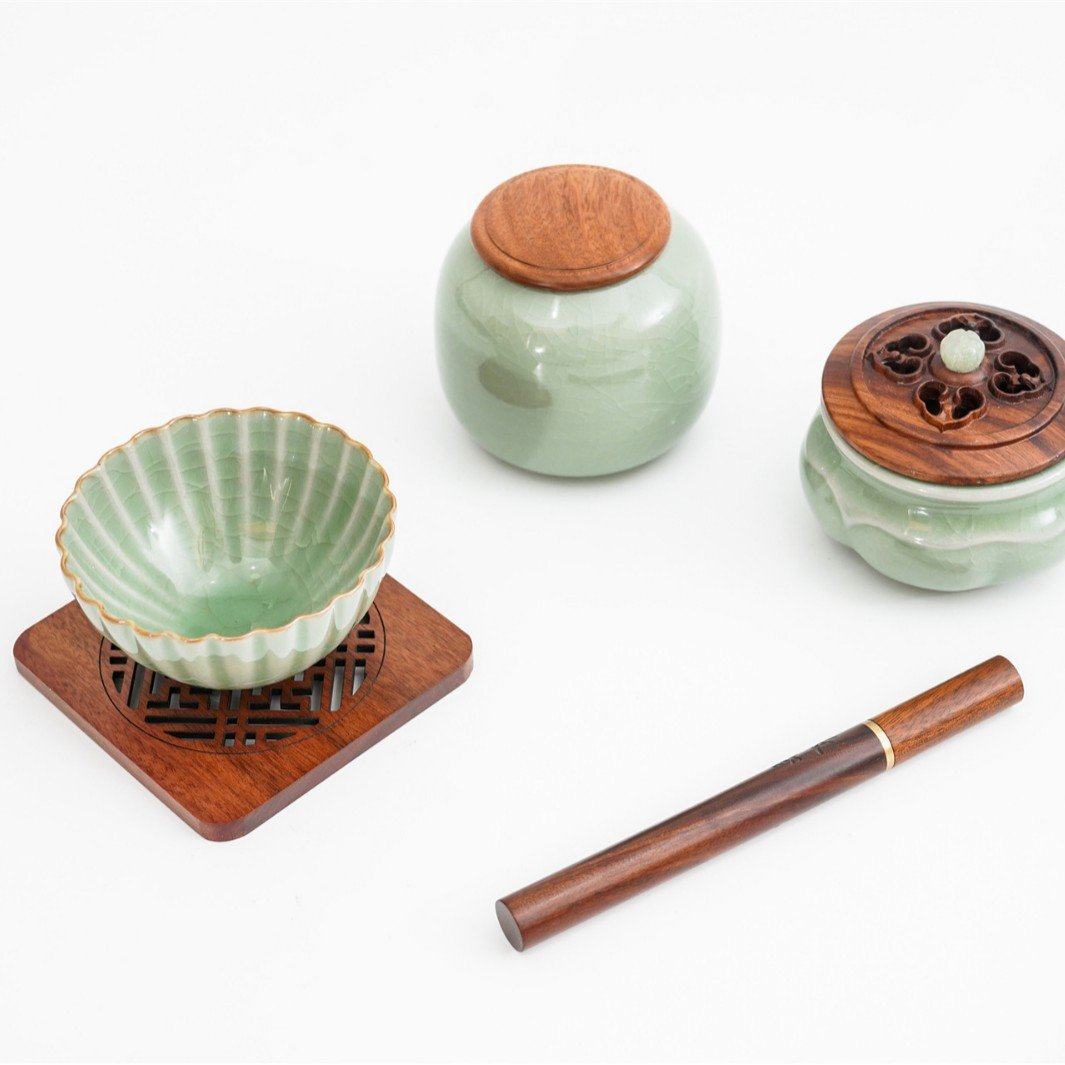 宋韵高档中国风礼物陶瓷室内摆件文创香炉礼盒套装 茶道线香炉,家居饰品,香托/香盘/香座/香插,淘宝优惠券,粉丝福利购,淘宝优惠卷