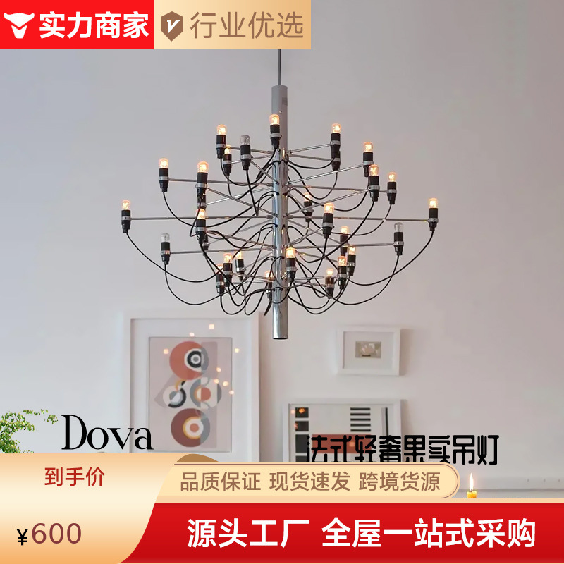 现代简约客厅餐厅盛夏果实吊灯酒店别墅高端休闲会所复式卧室灯具