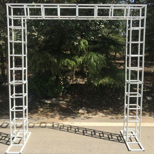 加厚铁艺方形架子婚庆桁架欧式拱门花门庭院户外草坪婚礼田园花架