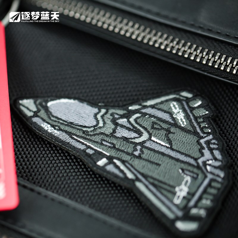 【六代机】c成都歼36j36银杏叶机型识别士气章刺绣魔术贴逐梦蓝天