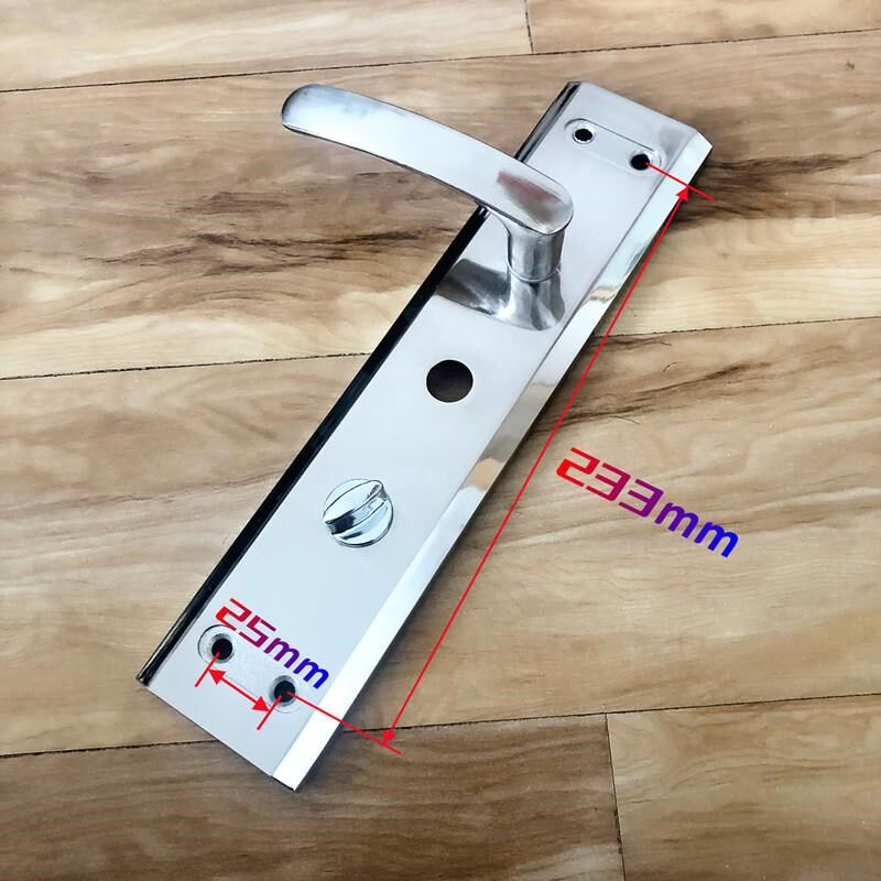 王力大耳朵把手四孔4孔全锌合金拉手防盗门面板把手特能王力门锁