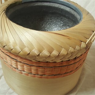 YG取暖火笼烘笼火炉取暖器木炭火灰笼竹编非电炉热灸理疗小号